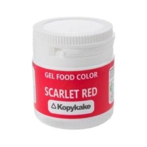 رنگ ژله ای قرمز اسکارلت (توت فرنگی) kopykake
