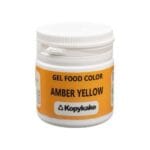 رنگ ژله ای زرد کهربایی kopykak