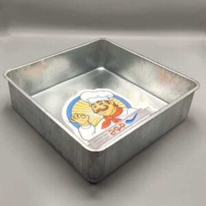 قالب کیک موج مربع لبه کوتاه 20*20 سامتیمتر