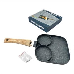 فروشگاه لوازم قنادی والنتینو تابه گرانیتی 3 خانه مستطیل دایره طرح ماربل چینی