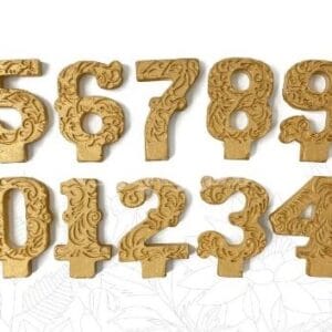 ملد شمع اعداد B+